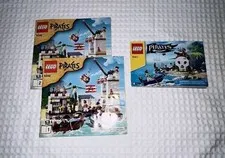 LEGO Pirates Instruction Manuals Lot 6242 and 70411
