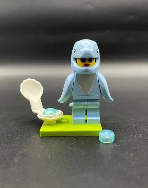 Lego Minifigure Dolphin Costume Fan - Series 28