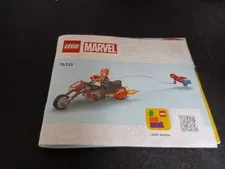 Lego Spiderman Set #76335 Marvel Spider-Man Instruction Manual Booklet Only