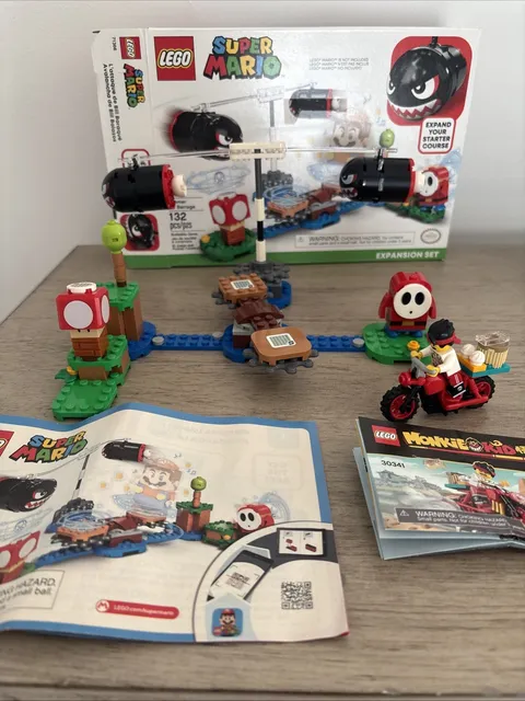 LEGO 71366 Super Mario Boomer Bill Barrage Expansion Set Complete ++ 30341