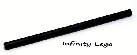 10 LEGO Technic Black Axle 12 / Bar 12 (3708) - 10 Pieces