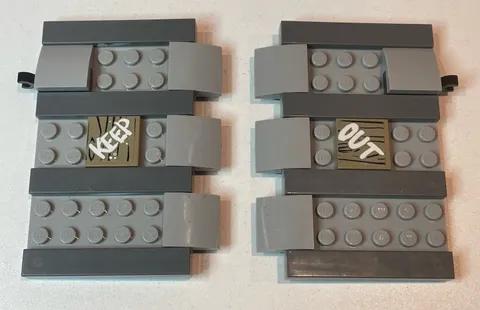 Lego Ninjago S.O.G. Headquarters 70640 Keep Out Door Set Part