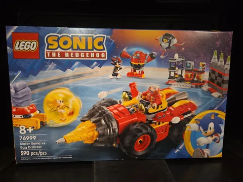 LEGO 76999 - Sonic The Hedgehog Super Sonic vs. Egg Drillster 7- New!