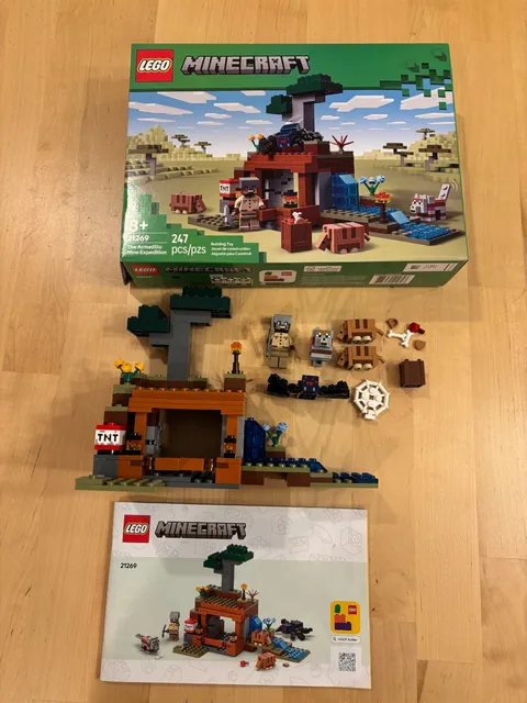 LEGO Minecraft The Armadillo Mine Expedition Building Set 21269 COMPLETE & BOX