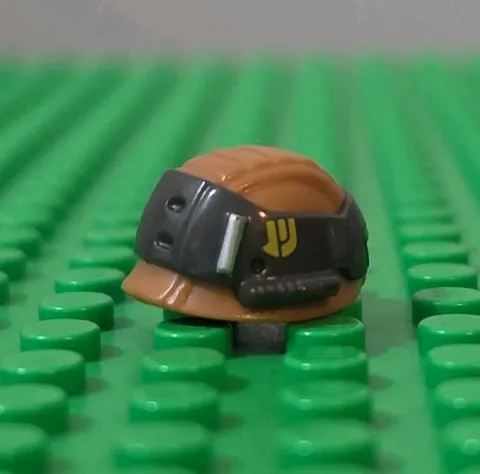 LEGO Star Wars Rebel Trooper Headgear Helmet ONLY Pearl Dark Gray Band 27137pb01