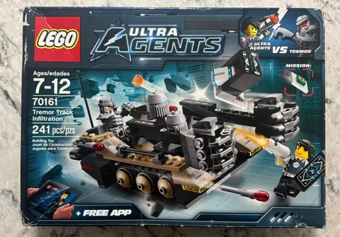 LEGO Ultra Agents 70161 Tremor Track Infiltration 2014 Retired Set w/ Box