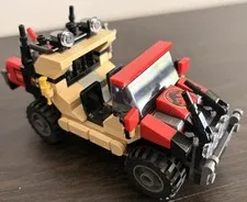 Lego Jurassic World Raptor Off-Road Jeep AS-IS
