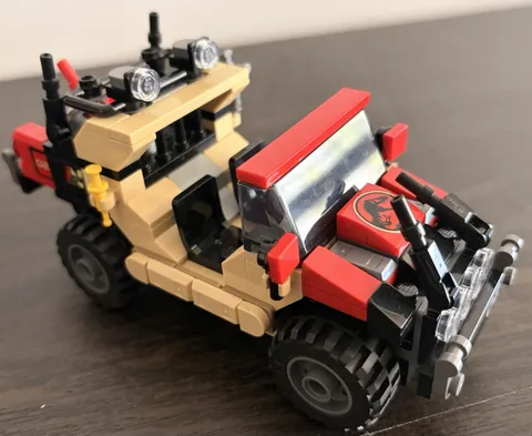 Lego Jurassic World Raptor Off-Road Jeep AS-IS