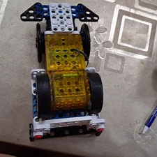 LEGO Technic Vehicle/Car Build Lot w/ Wheels Blue White Black Yellow