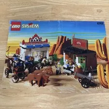 LEGO #6765 Gold City Junction Bank General Store Western Instruction Manual Only