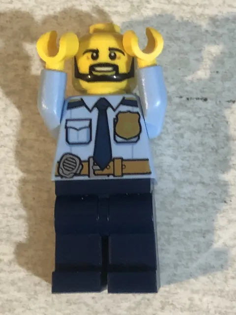 Lego Police Officer Cop Mini figure  Action Figure Toy Minifig L2