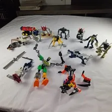Lego Bionicle & other assorted toys parts/pieces from assorted sets bulk lot