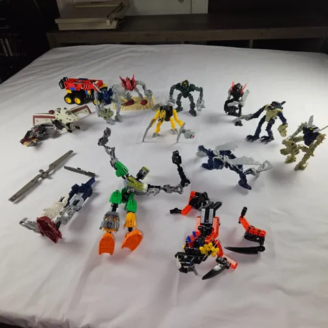 Lego Bionicle & other assorted toys parts/pieces from assorted sets bulk lot