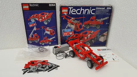 Lego vintage technic 8064 Universal Motor Set 9V complet avec boite et instructi