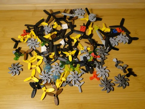LEGO Propeller Prop Airplane Boat Lot Parts Vintage