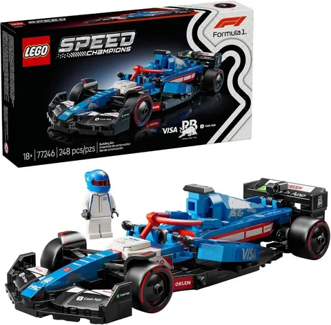 LEGO Speed Champions Visa Cash App RB VCARB 01 F1 Race Car Toy 77246 🎁Kids