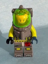 LEGO Atlantis Minifig atl002a - Diver 2 Bobby - Light Scratches/No Cracks