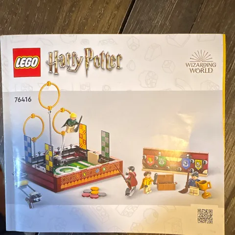 RETIRED LEGO Harry Potter Quidditch Trunk 76416 599pc Set Brick. No box.