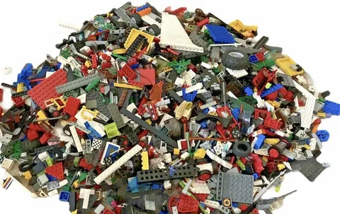 LEGO Bulk Lot Mixed Loose Bricks Pieces Parts Multicolor Bagged, 10+ Pcs