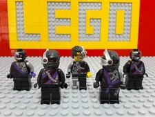LEGO Ninjago Minifigure Over Borg Nindroid Enemy Ninja Samurai Set