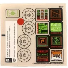 new LEGO Sticker Sheet #2 from The Tumbler set 76023