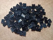 LEGO BULK LOT OF 100 BLACK 1X2-1X2 BRACKET #99781