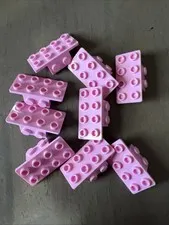 LEGO 93274 Bright Pink Bracket 1 x 2 - 2 x 4 - 9 Pieces