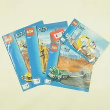 Lego City7633 Instruction Manuals 1 2 3 4 Complete Set