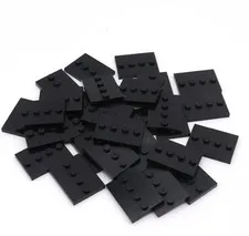 Minifigure Base Plate Stands Lot of 32 3 x 4 with 4 Center Studs New