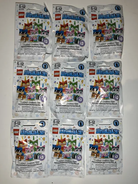 New LEGO Lot 41775 Unikitty Minifigures Lot of 9 Blind Bags Series 1 sealed