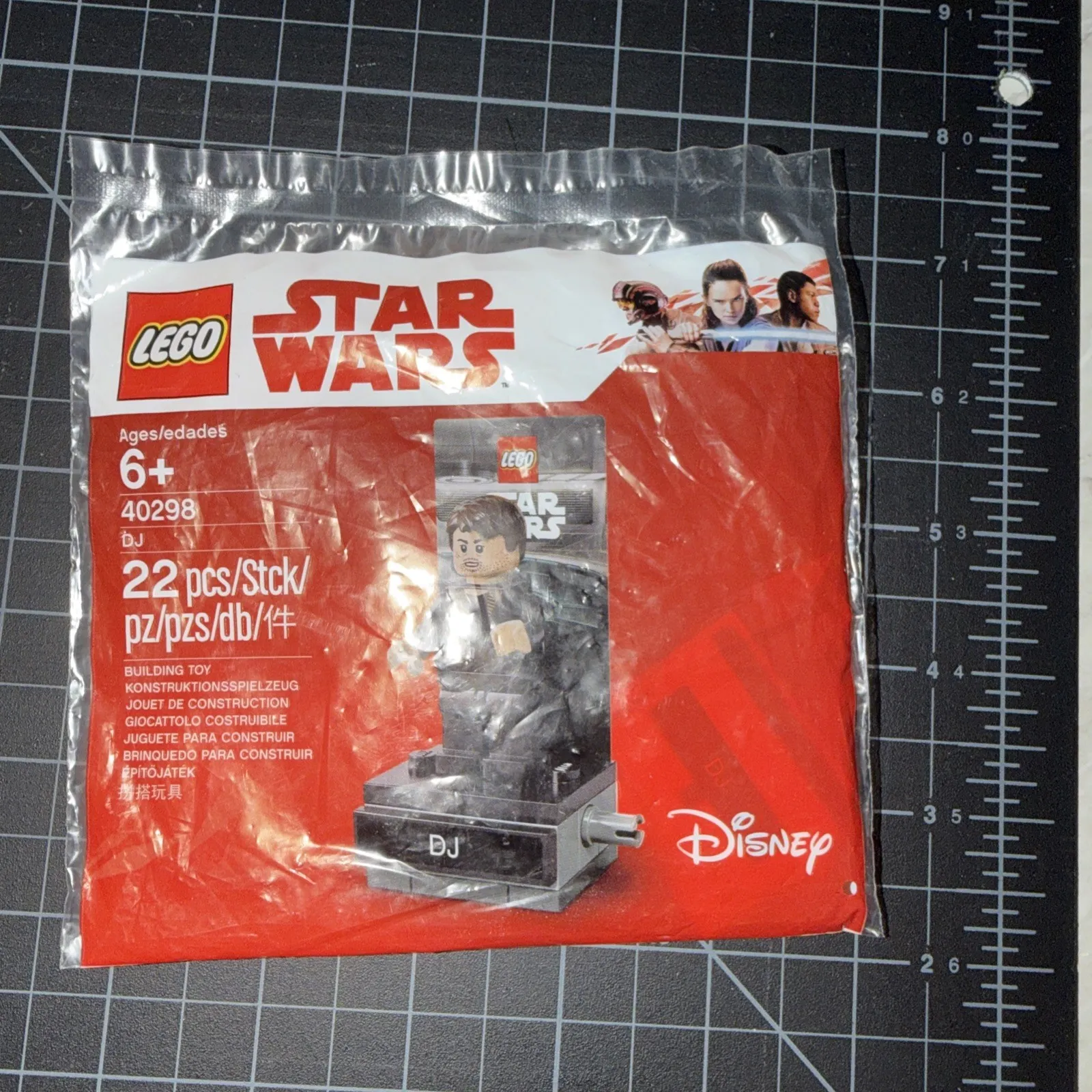 LEGO Star Wars DJ Polybag 40298, Last Jedi, New sealed, 22 PCs Mini fig CMF New!