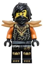 New LEGO Ninjago Cole Tunic With Dragon Head Minifigure Njo1038 Dragons Rising