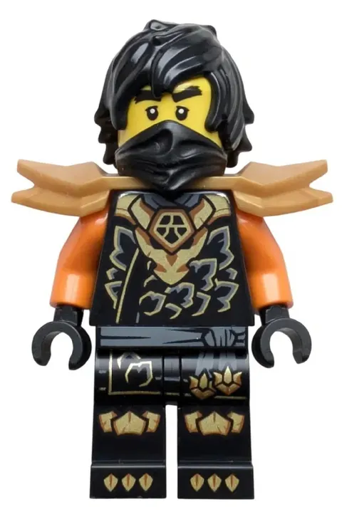 New LEGO Ninjago Cole Tunic With Dragon Head Minifigure Njo1038 Dragons Rising