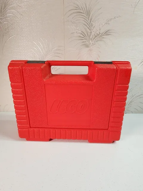 LEGO Carrying Storage Hard Red Case Only USA Made 1985 Mint Condition 