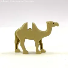 Tan LEGO Camel Figure; Part Number 88291c01pb01 From 7573 Battle Of Alamut