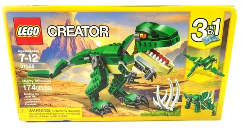 Lego Creator Mighty Dinosaurs 31058 174 pcs 3-in-1 Block Set FACTORY SEALED BOX