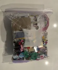 LEGOS 2 GL BAG Lego Friends Random Parts Incomplete Parts Used Condition As is