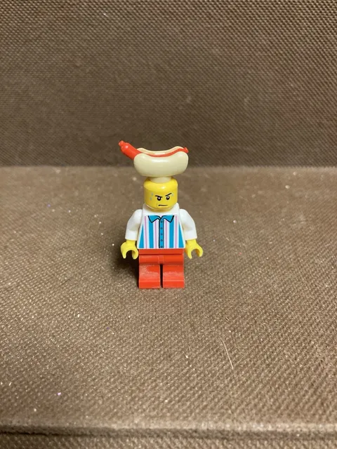 LEGO® City Hot Dog Vendor Minifigure Male Sweat on Brow cty1434