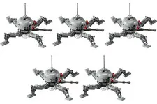 LEGO Star Wars Dwarf Spider Droid Minifigure Mini Build LOT of 5x 75431 327th