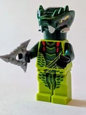 LEGO Lizaru Minifigure njo0068 9557 Ninjago CMF Lot Rare Retired Vintage Snake