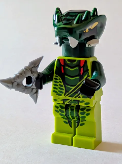 LEGO Lizaru Minifigure njo0068 9557 Ninjago CMF Lot Rare Retired Vintage Snake