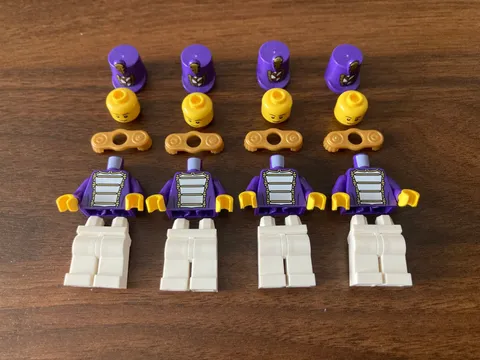 LEGO Marching Band x4 Minifgure 11371 lot City