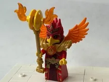LEGO Fluminox phoenix minifigure with Heavy Armor Legends of Chima 70146 loc075