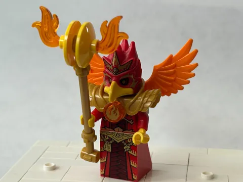 LEGO Fluminox phoenix minifigure with Heavy Armor Legends of Chima 70146 loc075