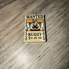 LEGO One Piece BUGGY THE CLOWN Wanted Poster 75636 75637 75638 75639 NEW Luffy