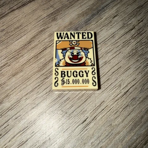 LEGO One Piece BUGGY THE CLOWN Wanted Poster 75636 75637 75638 75639 NEW Luffy