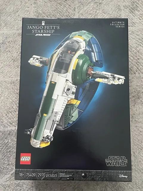 LEGO Star Wars Jango Fett's Starship 75409 2970 pcs 18+ UCS Stand