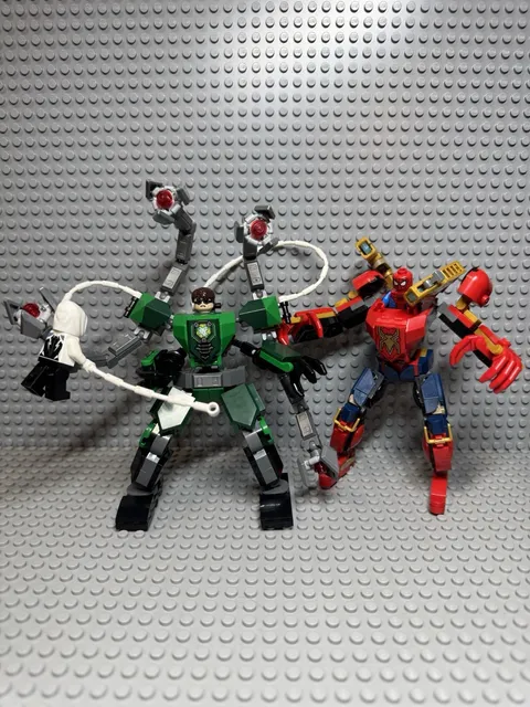 LEGO Mech Battle: Spider-Man vs Doc Ock ( 76338 ) 99.9% Complete with Figs