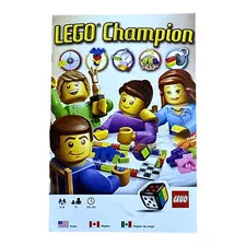 Lego Champion Board Game 3861 Instructions Manual Guide Rules Book Only