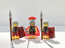 *NEW* Roman Commander & Soldiers Custom Lego Minifigures with Weapons CMF